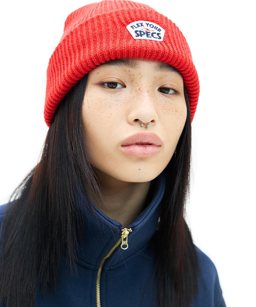 PRO-SPECS Turn Up Beanie Rede