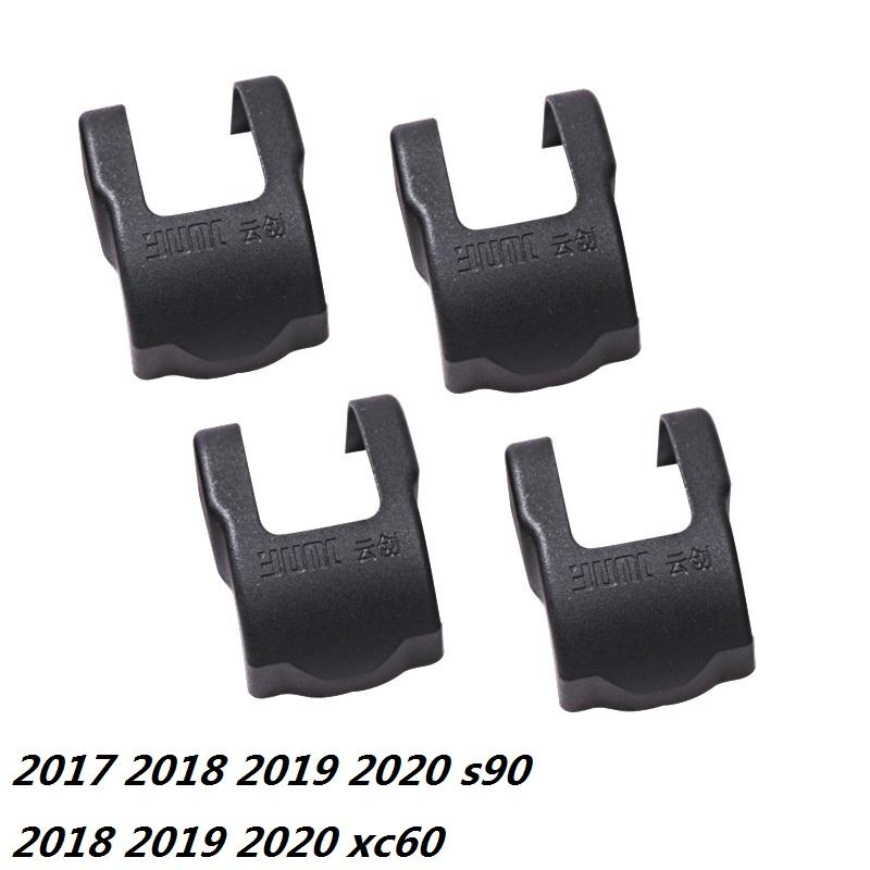Style de voiture pour volvo s90 xc60 s60 v60 xc90 v90 couvercle de boucle de serrure de porte bouchon de porte housse de protection décorative voiture