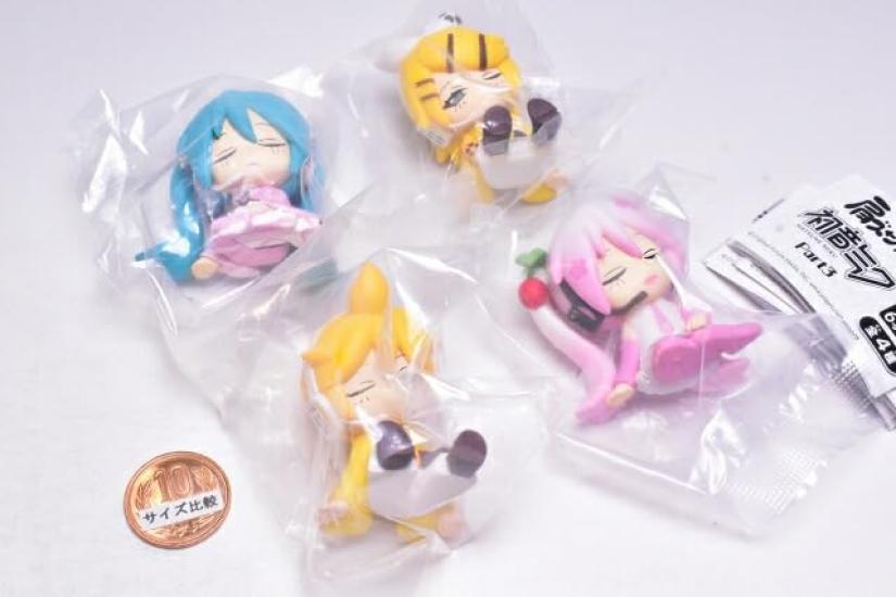 Shoulder Zun Fig. Hatsune Miku Part 3 [Set of 4 (Complete)] Gacha Capsule Toy