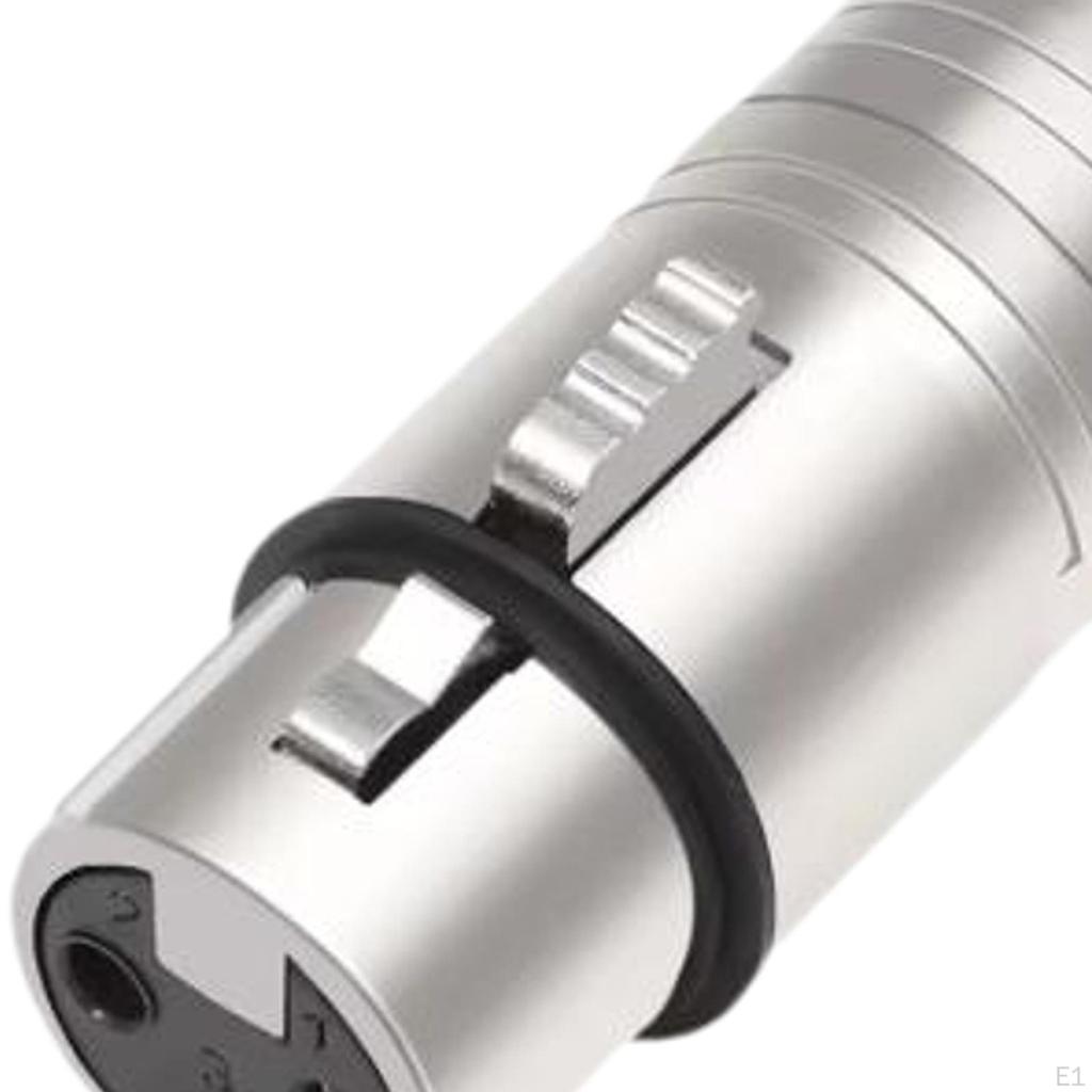 2x XLR Adapters Microphone Line Professional Female To 3 Pin for Live