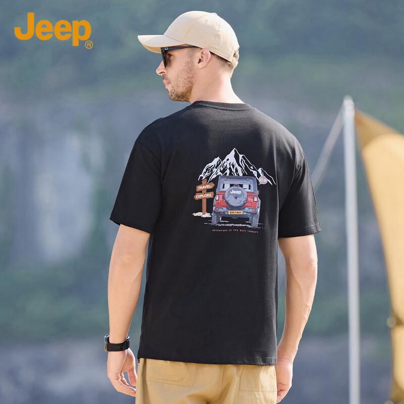 Jeep Men s Summer Casual Round Neck T-Shirt XL
