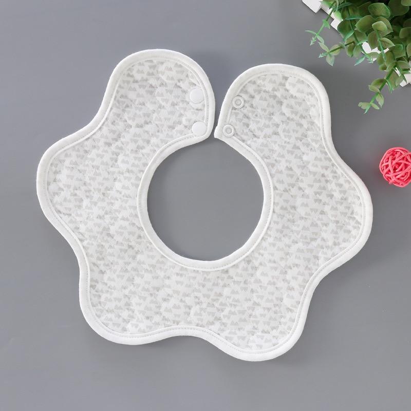 

Детские нагрудники бандана, детские тряпки для отрыжки в форме цветка, детские водонепроницаемые нагрудники, вращающийся модный узор, нагрудники для кормления, аксессуары для еды