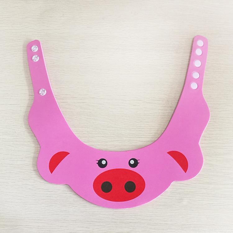 Czepek do mycia włosów dla niemowląt Pogrubiony czepek do mycia włosów dla dzieci Czepek kąpielowy, Kreskówkowy regulowany czepek kąpielowy