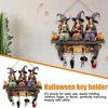 Halloween Witch 2D Flat Decoration 25CM * 22CM Outdoor Courtyard Scene Wooden Keyframe Decorative Pendant Accessory