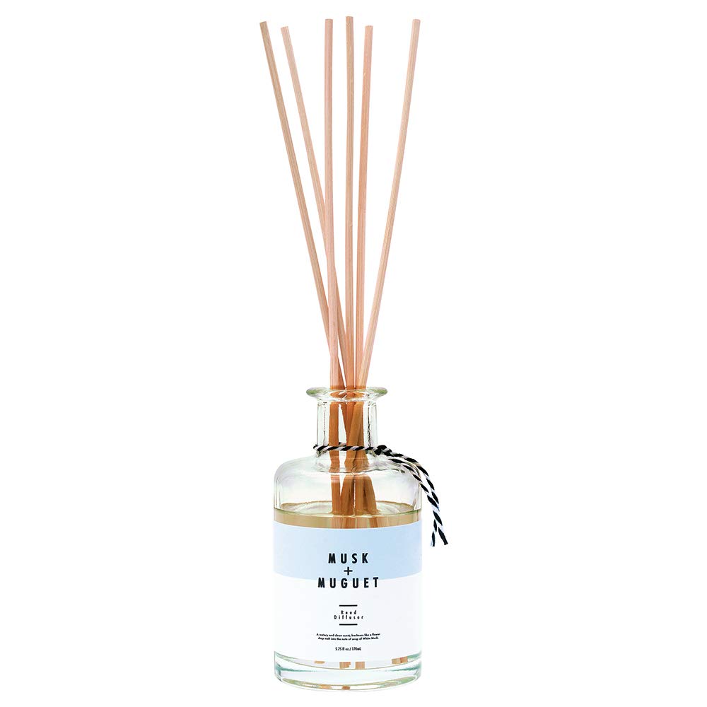 More room Room Fragrance Reed Diffuser, White Musk & Muguet Scent, 170ml, MRM-2-2