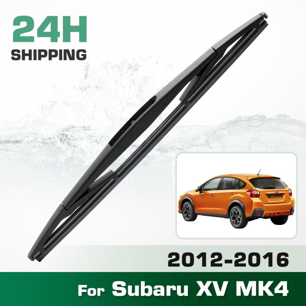 Rear Windshield Wipers Blades,Premium All-Season Wiper Blades Replacement For Subaru XV MK4 2012-2016,Natural Rubber Bayonet,Easy To Install 12″