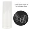 Guitar Slide Transparent Glass Bass Durable String Slides Cylinder Bright Tone BarSet