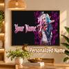 Custom Name Harley Quinn 5D Diamond Painting Personalized Full Drill Diamond Art Kit Gift