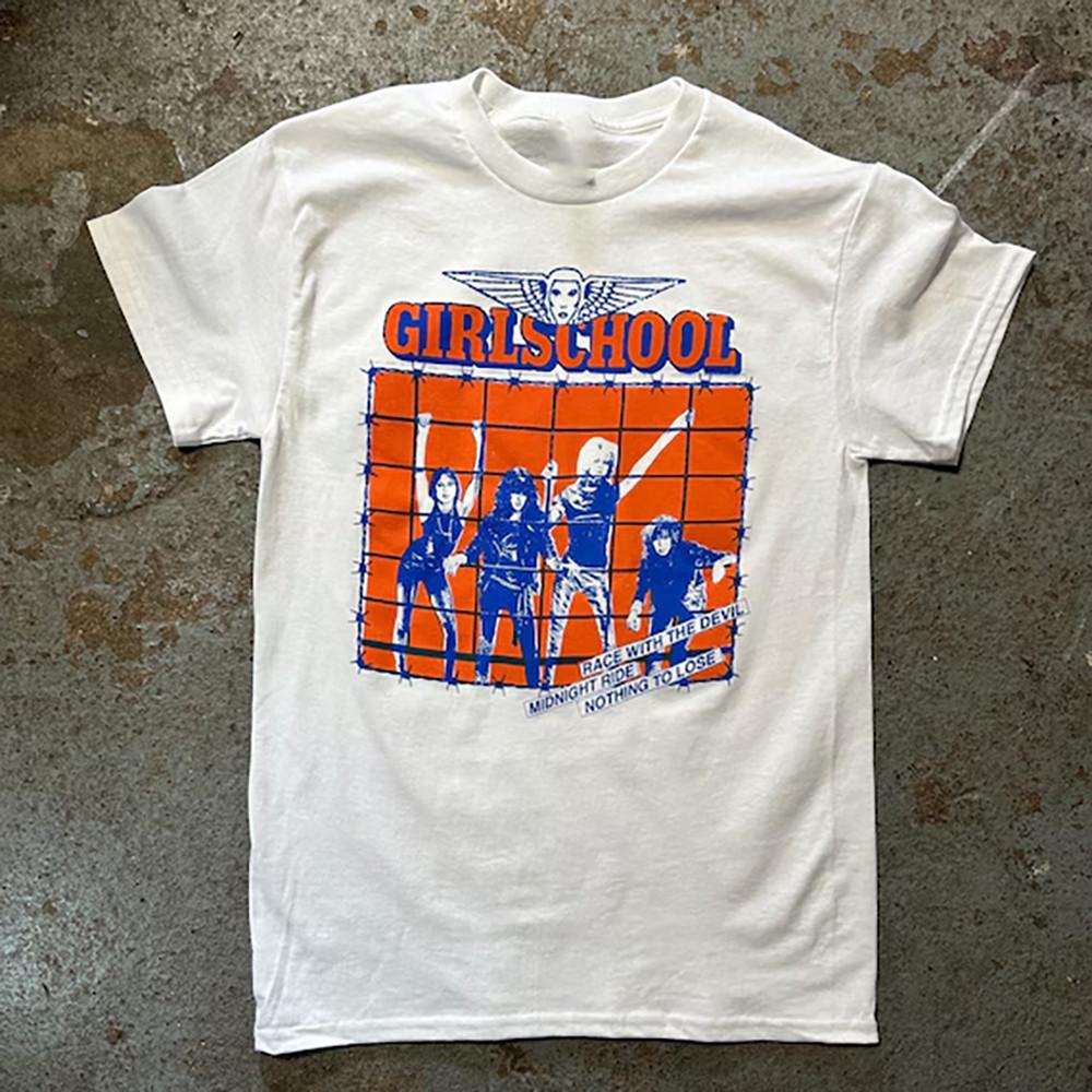 Rare GIRLSCHOOL Collection Album Band Gift For Fan S to 5XL Tshirt Unisex T-Shirt XL