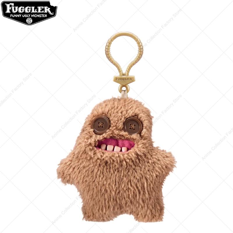 Funny Ugly Teeth Monster Plush Toy Keychain Wide Eyed Weirdo Doll Pendant Cute Gift