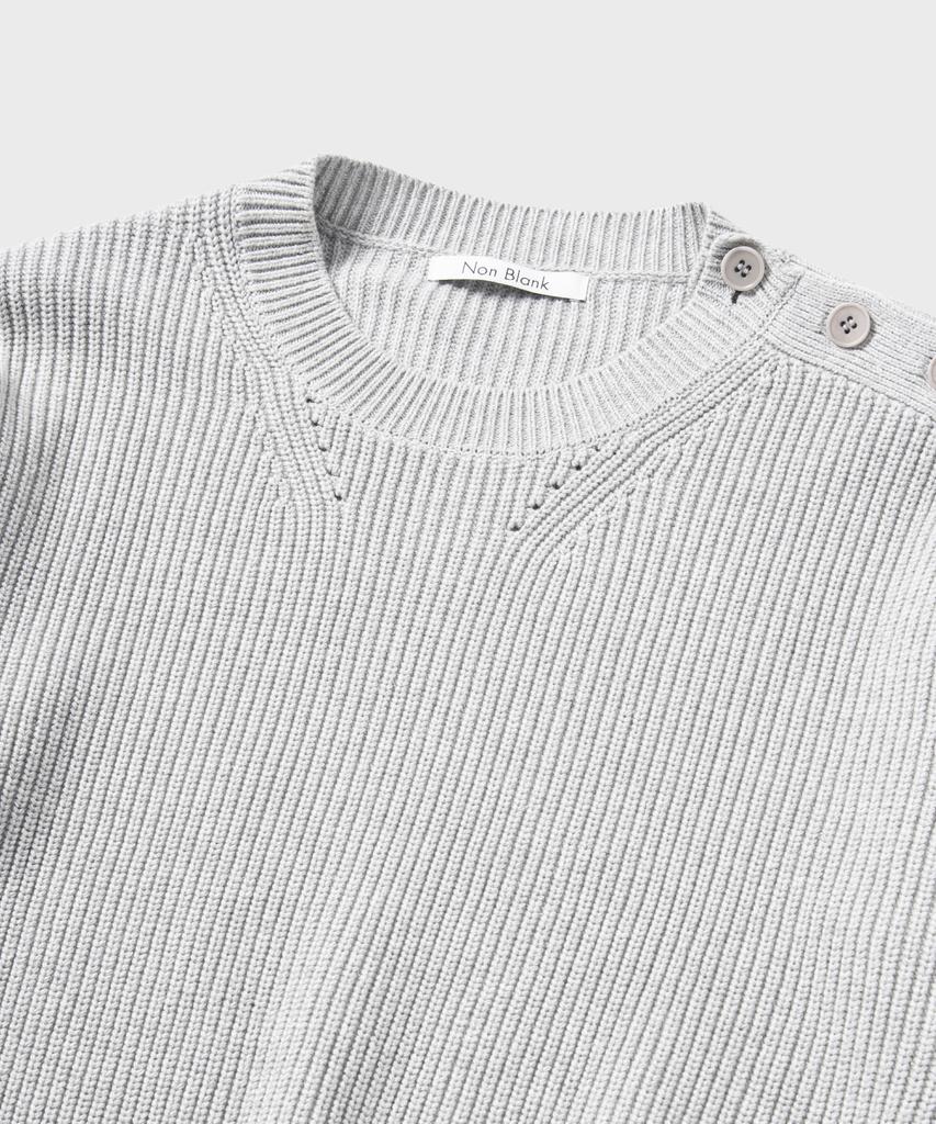 NONBLANK 7G Hachi Knit Round Knit_Grey