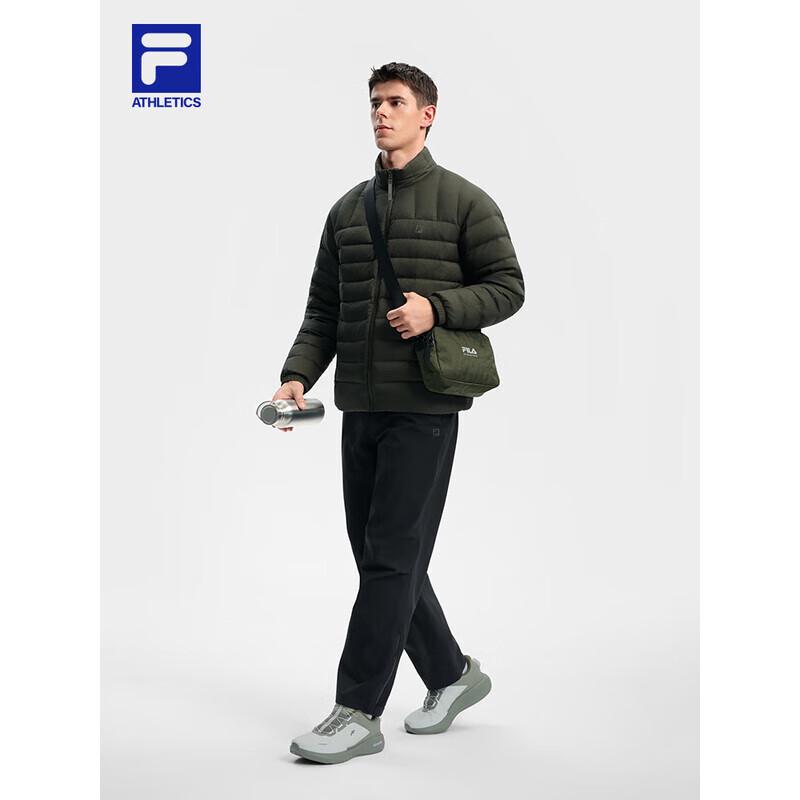 FILA Men's 2025 Winter Loose Fit Stand Collar Down Jacket