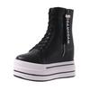 Fashion White Trendy Boots Women High Top Sneakers Platform Zip Ankle Boots Femme Chaussures Femmes Height Increase Outdoor Sports Shoes