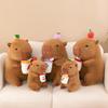 Milk Tea Fruit Cup Capybara Plush Toy Dolls Room Decoration Grape Cherry Carrot