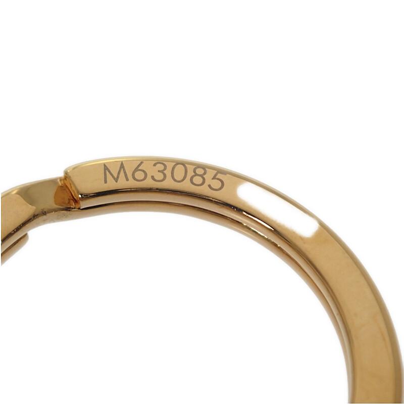 LOUIS VUITTON  M63085 Bag charm gold/pink metal/leather Women