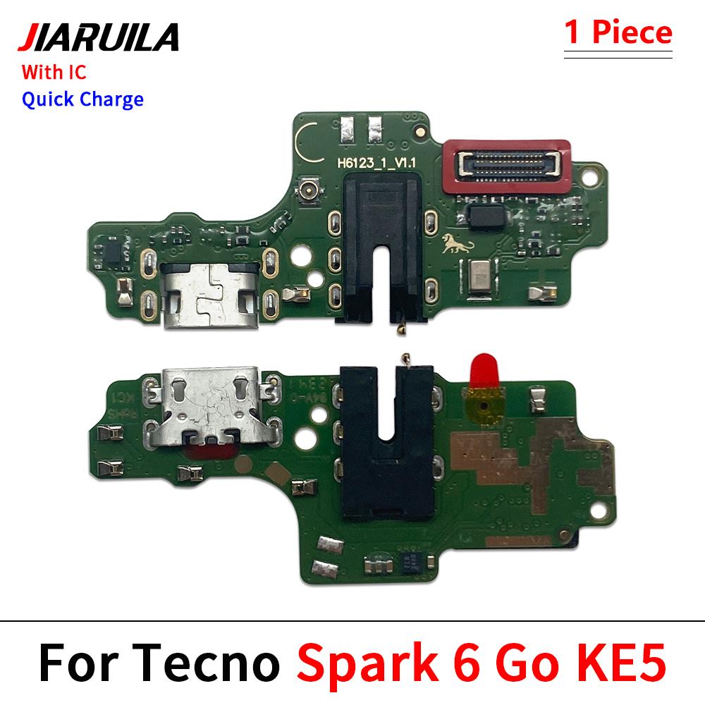 USB Charger Dock Connector Board Charging Port Microphone Flex Fast charging For Tecno 1 Plus Spark 1 Air Spark 11 Pro Plus