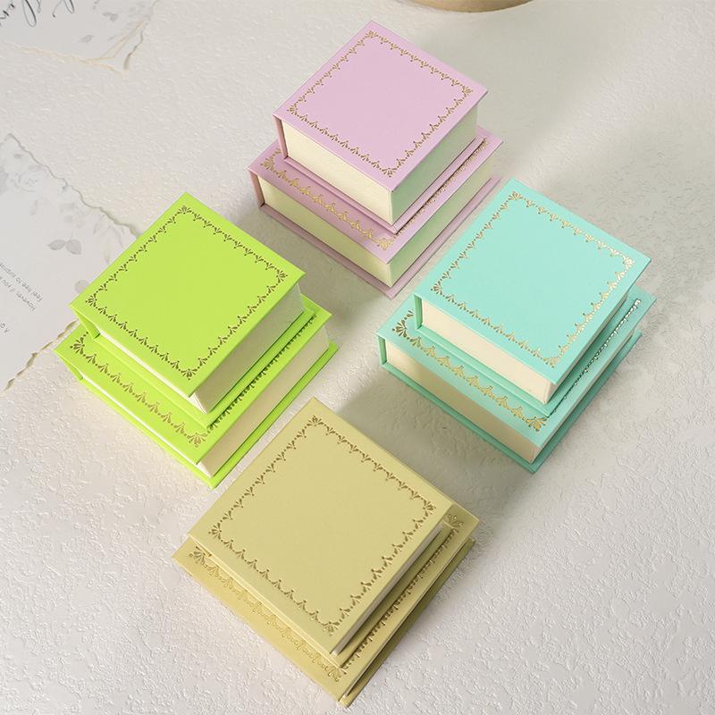 Flip Cover Jewelry Box Jewelry Holder With Sponge Book Shaped Jewelry Box Flip Closure Necklace Storage Case For Gift