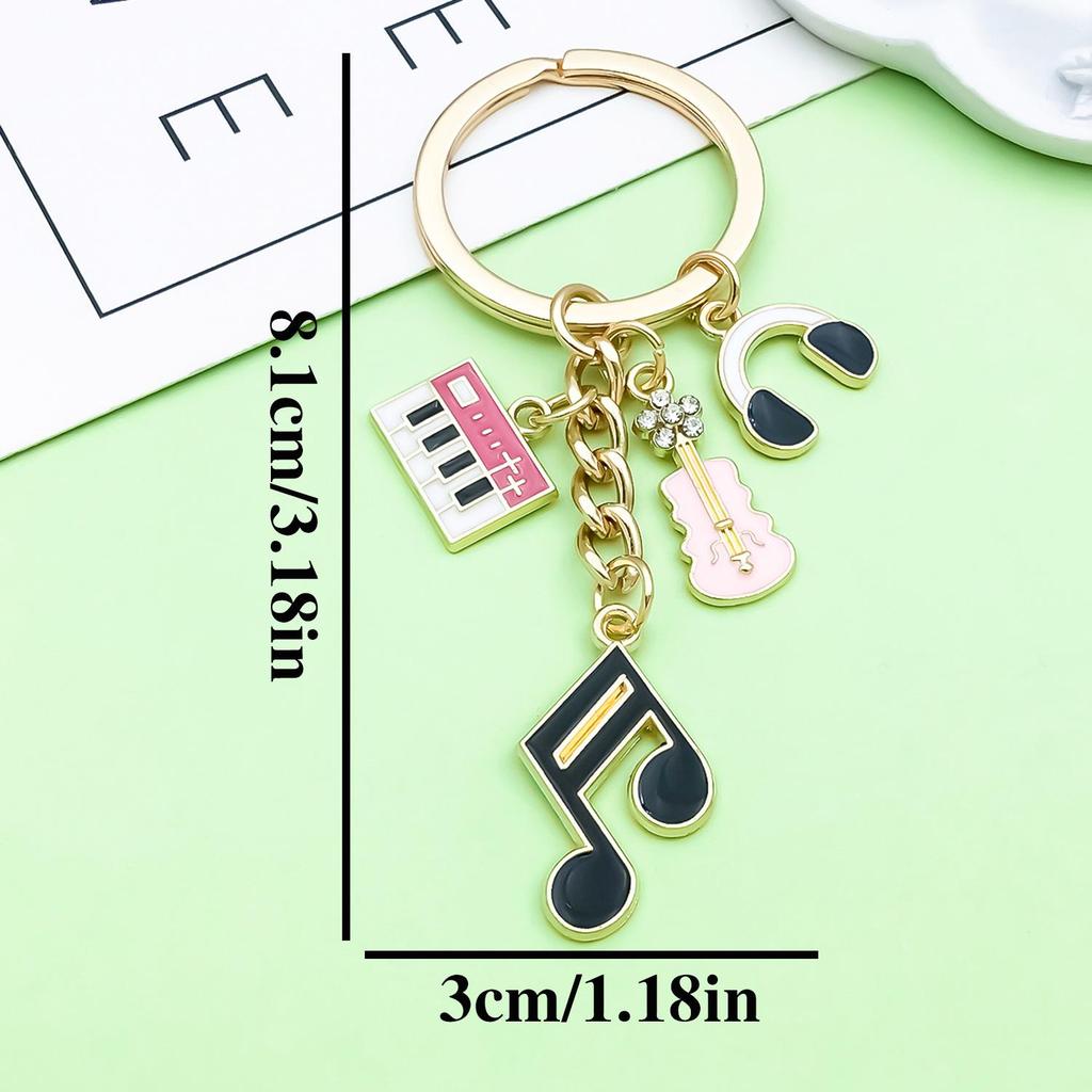 3D Acrylic Headphone Keychain - Cute & Stylish Backpack Charm, Perfect Gift for Friends