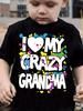 Children's Fashion with Letters T-Shirt for a Boy Girl Clothes Short Sleeve Girls Summer Clothes Harajuku Top Oversized T-Shirt