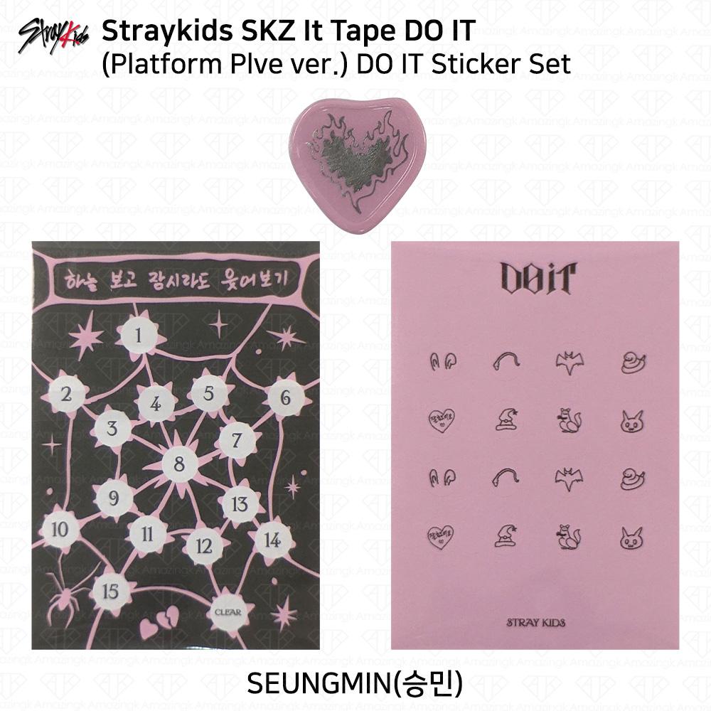 Stray Kids SKZ It Tape DO IT Platform ver. Fototessera ufficiale Seungmin Sticker