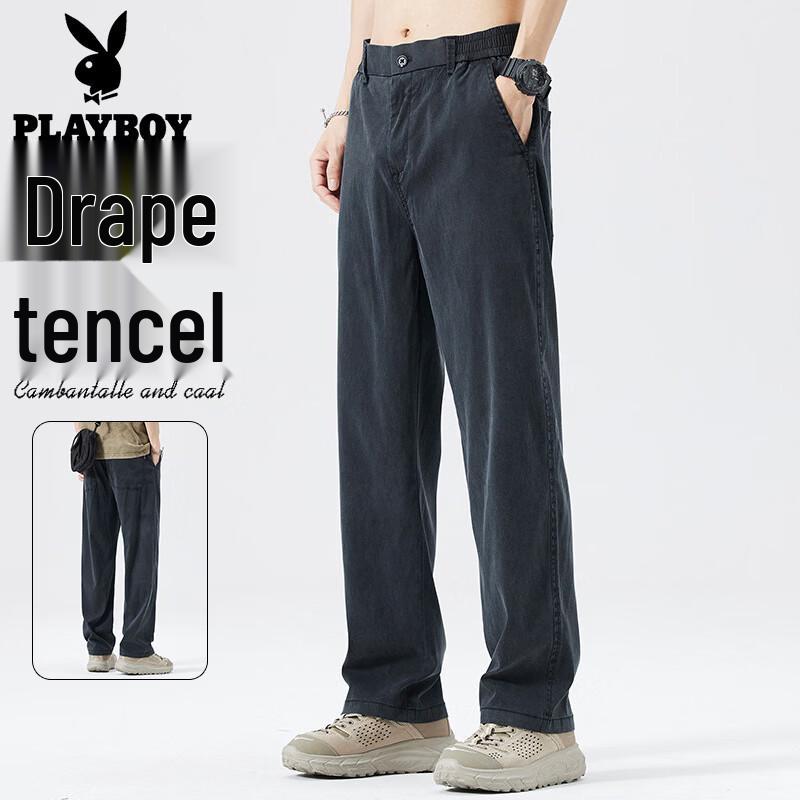 PLAYBOY Men s Tencel Relaxed Fit Straight Leg Jeans M