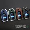 Zinc Alloy Car Key Case Cover for BMW 3 5 7 Series G11 G12 G30 G31 G32 G05 G07 X3 X4 X5 X6 X7 I8 Protector Keychain Accessories