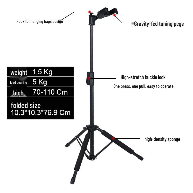 

Anoma AGS209 Gravity Self-Locking Stand for Acoustic & Electric Guitars/Basses.