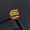 Custom Multiple Names Rings For Women Family Friends Personalized Fashion Name Stainless Steel Gold Color Jewelry Anillos Gifts