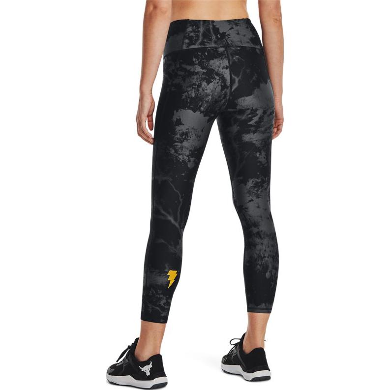 Under Armour Johnson Serie Schwarzer Adam Muster High-Waist Schlankmachende Leggings Damen Leggings 1377752-001