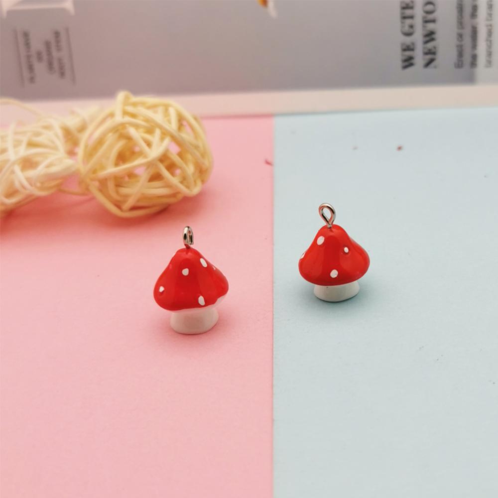 Vegetable Necklace Resin DIY Jewelry Accessories DIY Earring Mushroom Pendant Jewelry Making