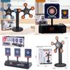 Childrens Electronic Autorecoil Shooting Target With Rotating Moving Target For Kids Play