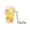 Influencer Shaker Cup Keychain: Toy Food Pendant for Students & Couples