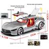 1/32 Mercedes-Benz AMG Vision GT Sportwagen Modell Simulation Sound und Licht Desktop Ornament Kinderspielzeug Jungengeschenk
