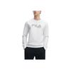 Fila Letter Logo Printed Crewneck Sweatshirt Men Sweatshirt Standard-White F11M342211F-WT