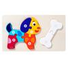 Wooden Food Chain Puzzle Animal Building Block Early Education Children Three-Dimensional Puzzle Intellectual Toy