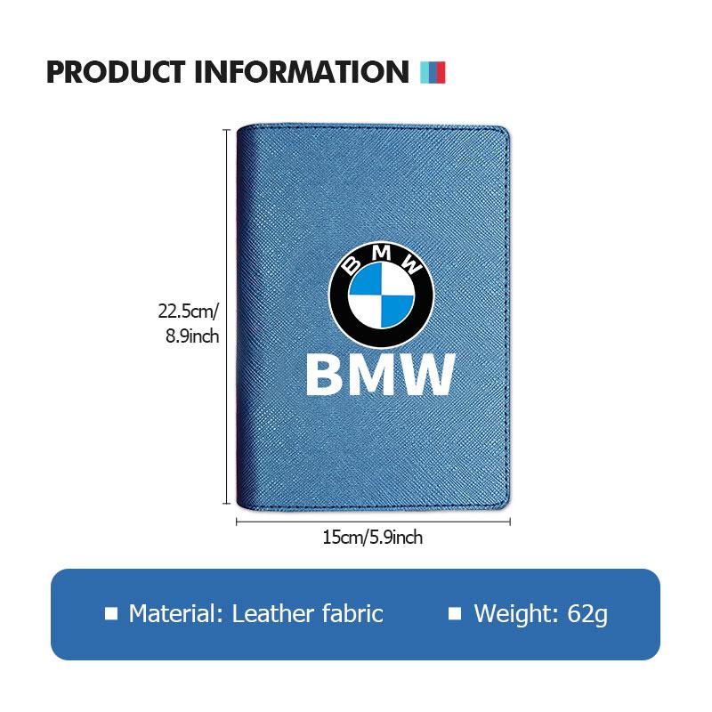 ZDNE2 For BMW Fashion Car Driver License Holder Leather Large Capacity Card Bag E87 E70 E91 E30 G20 E92 E93 E60 E46 E90 G30 E53 X1