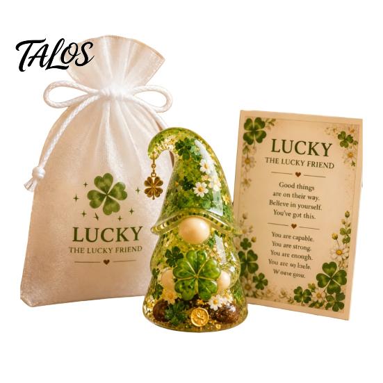 Encouragement Gift for Her Emotional Support Gnome Figure, Ornament with Card And Symbolic Elf Figurine Gauze Bag, Positive Energy Women Decor