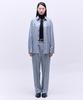 KEEP IT IN A SET Wide Fit Wool Slacks (Blue)