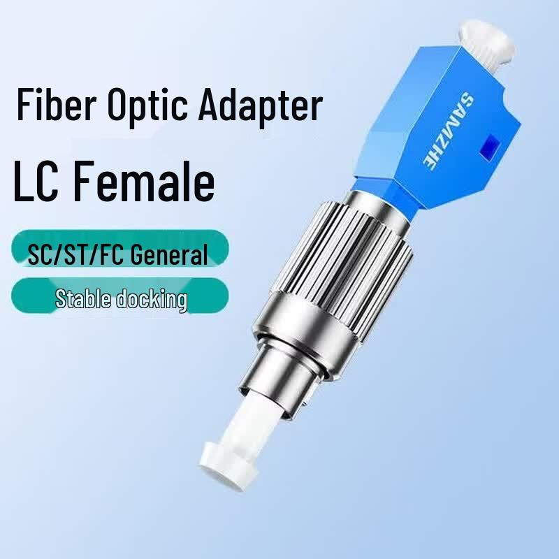 SAMZHE FC Male to LC Female Singlemode Fiber Optic Adapter