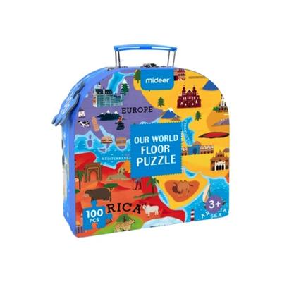 MIDEER World Maps Großes Puzzle, 1, 100 Frieden, Koreas bestes Kleinkind-Puzzle