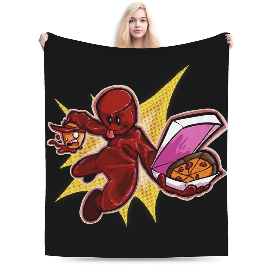 Forsaken Game Art Pixel Charakter Flanelldecken Junge Mädchen Warm Gemütlich Überwurfdecke Winter Außen Bettdecke Sofa Bettbezug
