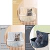 Pet Bed Hanging Style Plush Fabric Warm Cat Bed For Indoor And Outdoor Use
