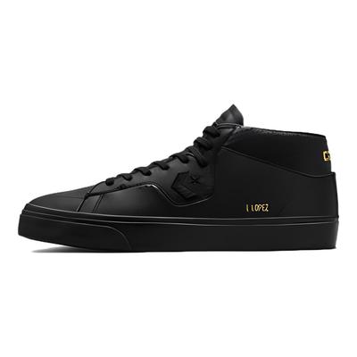 Louie Lopez Pro Mid Mono Läder - Trippel Svart Unisex Sneakers A05089C