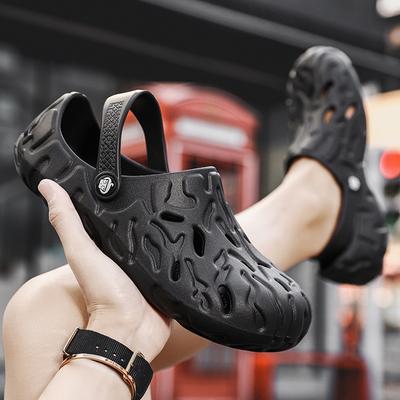 Duży rozmiar 49 dziur buty męskie letnie męskie torba na głowę kapcie stąpanie po gównie uczucie jazda na świeżym powietrzu moda buty plażowe