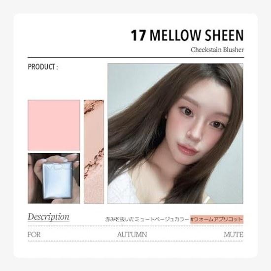 Limited Edition Set Brush VDL Cheek Stain Blusher Highlighter Duo 17 Mellow Scene Complexion Blush Poreless Radiance 3D Effect Lavender Korean