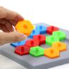 Kids Montessori Thinking Puzzles Toys Interactive Board Game Geometric Shape Color Logical Matching Educational Sensory Toys