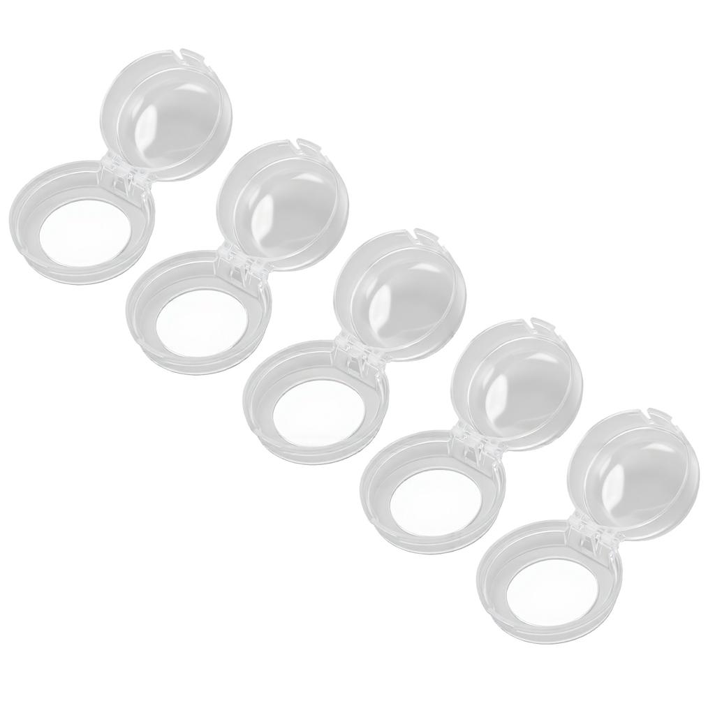 Stove Knob Safety Covers Hard Heatproof PC Childproof Oven Knob Locks for Knob Diameter Less Than 2.4in