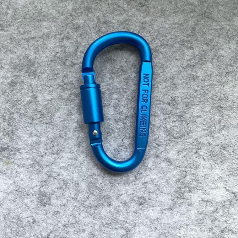 D-Shaped Colorful Aluminum Carabiner Multi-Functional Quick Link Backpack Hook