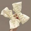 Multifunctional Women Bow Hairpin Solid Color Shark Clip Gifts Girls Headwear