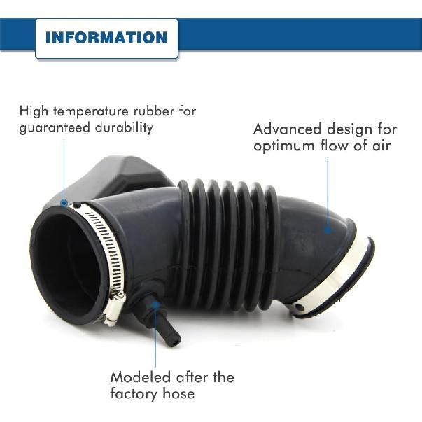 Air Intake Hose Compatible with Hyundai Elantra 2007-2012 - Intake Filter Tube Replaces # 28130-2H100 - Air Intake Duct Tube Boot